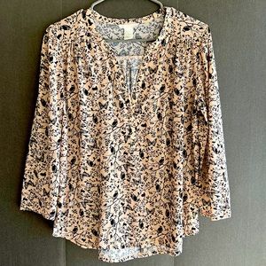 Owls, Hawks & Butterfly Blouse